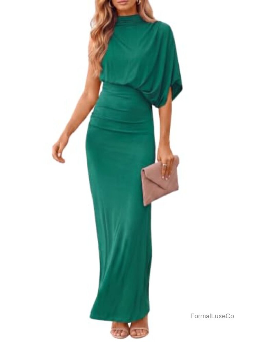 Women's Sleeveless High Neck Bodycon Maxi Dress Cocktail Party